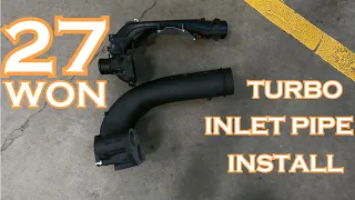 27WON Turbo Inlet pipe Install on 10 Gen Honda Civic Hatchback Sport Touring