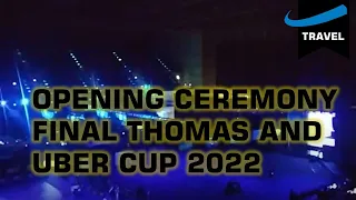 Opening Final Match Thomas Uber Cup 2022 Indonesia vs India