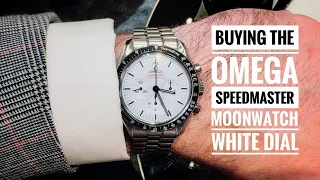 Buying the new OMEGA Speedmaster Moonwatch White Dial