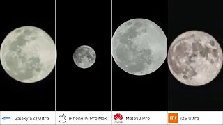 Samsung Galaxy S23 Ultra vs iPhone 14 Pro Max vs Huawei Mate 50 Pro vs Xiaomi 12S Ultra - ZOOM TEST