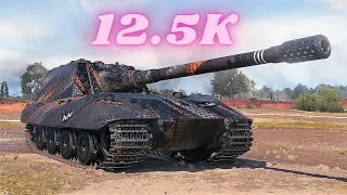 Jagdpanzer E 100 - 12.5K Damage  World of Tanks Replays