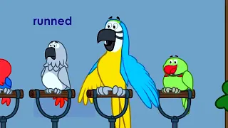 Cartoons for Children Irregular Past Verbs for Kids of 1st Grade  Reading and Writing Videos