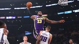 LeBron James Dunks on Bjelica! Game Winning FTs! 2019-20 NBA Season