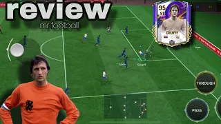 johan cruyff (mr football) review!! best !?! Fc mobile || #johancruyff  #natherland #fcmobile24