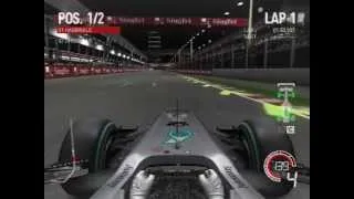 Marina Bay Street Circuit | Singapore | F1 2010 | Codemasters | Hot Lap | F1 Game