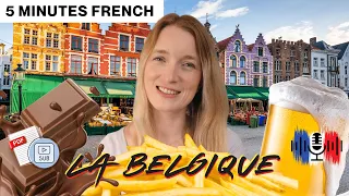 La Belgique - Belgium | 5 Minutes Slow French with Subtitles