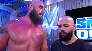 Ricochet confronts Braun Strowman - WWE SmackDown 11/18/2022