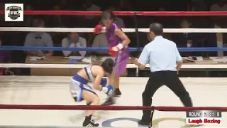 女子ボクシング 緒方汐音vs塙英理加 大激戦のタイトルマッチ　Shione Ogata vs Erika Hanawa