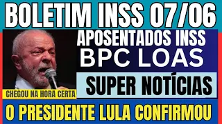 🔴URGENTEE!! ACABOU DE SAIR NOTÍCIA MARAVILHOSA BPC + APOSENTADOS  SURPRESA EXTRAORDINÁRIA  07/06