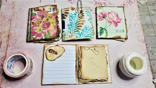 Junk Journal~How to Make Tiny Index Card Notebooks! Tuck in your Junk Journals! The Paper Outpost!