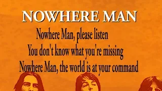 Nowhere man cover lyrics