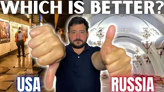 Moscow Metro Compared To Los Angeles! American Veteran Reacts