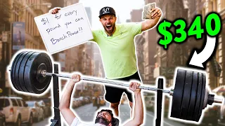 WIN $1 for every pound you can BENCHPRESS!