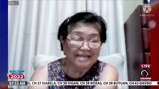 PROF.CLARITA CARLOS NAGSALITA NA SA SMNI NEWS ABOUT KAY LENI ROBREDO TUNGKOL SA 2022 election