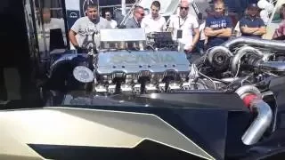 Scania Chimera on Truck Show Kamioni 2016 - brutal sound