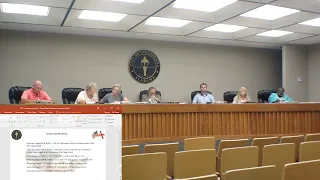 August 3, 2021 Council Meeting and Town Hall