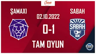 Şamaxı 0:1 Sabah  |  Misli Premyer Liqası, 8-ci tur  |  TAM OYUN