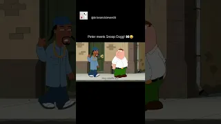 Peter meets Snoop Dogg! 👀😂. #familyguy #shorts