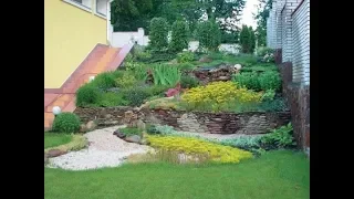 Inspiration for your garden - a garden on a slope