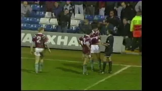 Luton Town 2-0 West Ham United - 13th April 1993