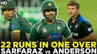 Sarfaraz Ahmed vs Corey Anderson | 2️⃣2️⃣ Runs in One Over | 6️⃣-6️⃣-4️⃣-4️⃣ | PCB | MA2A