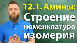 12.1. Амины: Строение, номенклатура, изомерия. ЕГЭ по химии