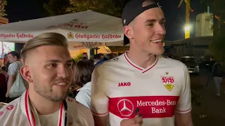 Public Viewing in Stuttgart: Das sagen die VfB-Fans zum Klassenerhalt