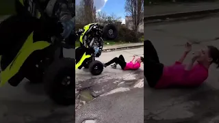 Raptor accident 😮😮 #quad #raptor700