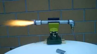 Hybrid Rocket Engine Test 1