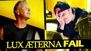 METALLICA LUX ÆTHERNA DEBUT FAIL LIVE 2022