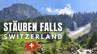 STÄUBEN FALLS - Hike to Huge Waterfall near Lucerne