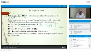 Jak rozliczyć składkę zdrowotną?  Webinar  Dariusz Suchorowski