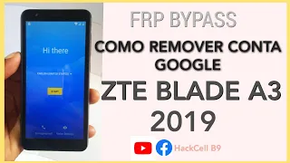 COMO REMOVER CONTA GOOGLE ZTE BLADE A3 DA VODACOM | FRP BYPASS / REMOVE GOOGLE ACCOUNT ZTE BLADE A3