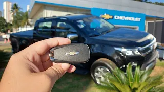 detalhes reais completos da nova chevrolet s10 diesel ltz e flex 2022 preto ouro negro