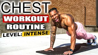 15 MINUTE INTENSE CHEST WORKOUT(NO EQUIPMENT)