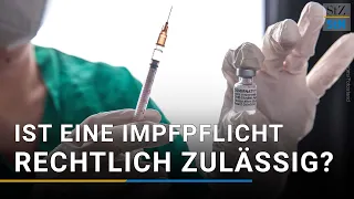 Ist eine Impfpflicht rechtlich zulässig?