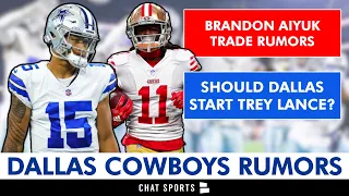 Cowboys Rumors: Brandon Aiyuk Trade? Start Trey Lance? Bring Back Michael Gallup? | Mailbag