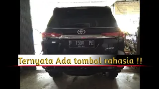 FORTUNER VRZ - TUTORIAL CARA MEMBUKA DAN MENUTUP PINTU BAGIAN BELAKANG #FORTUNER VRZ