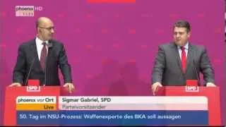 SPD: Sigmar Gabriel zum Treffen mit französischem Parteikollegen am 24.10.2013