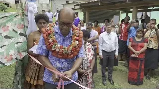 Fijian Minister for Infrastructure officiates at commissioning of Gusuisavu Water Project