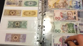 Моя коллекция банкнот и бон