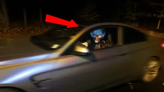 KILLER CLOWN STOLE MY CAR ON CLINTON ROAD... (LEFT US STRANDED)