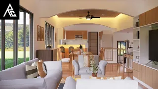 Light & Airy 3-Bedroom Small House Design Idea (92 SQM Only)