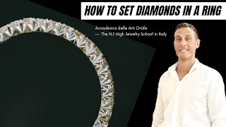 How to set diamonds in a Ring - Pier Paolo Gerardi - Gerardi_Setting_School Roma