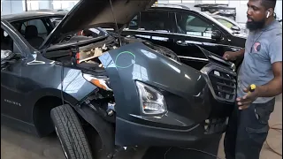DIY 2019 Chevy equinox how to take the front bumper and headlight off
