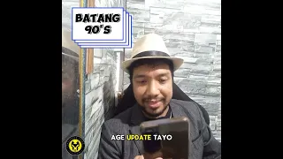 Batang 90's The Best Generation Ever. If you are Batang 90's dapat panoorin mo ang video na ito.