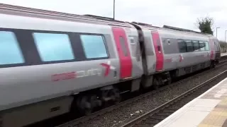 Cross Country Trains Class 220 Flying Through Tamworth (22/4/16)