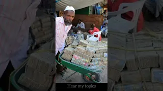 सब्जी मंडी की तरह यहां नोटों की मंडी लगती है! | SOMALI LAND MONEY MARKET VLOG. #factshort #ytshort