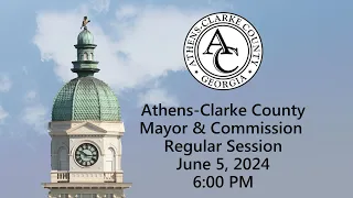 06-05-2024 Mayor & Commission Regular Session