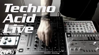 TECHNO ACID LIVE | TD3 + Korg Volca FM + Elektron Model:samples